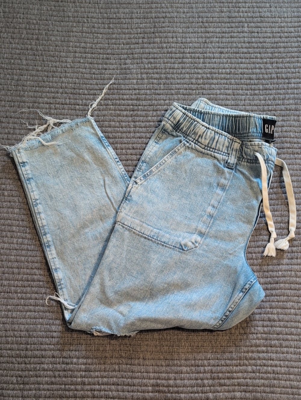 Gap Mid Rise Easy Denim Utility Jeans - L